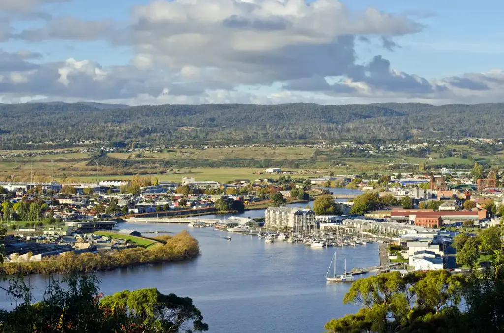 Launceston on the River Tamar, Tasmania.