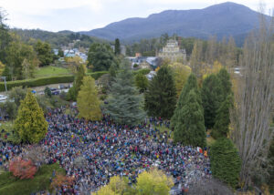 Rally opposing kunanyi Cable Car