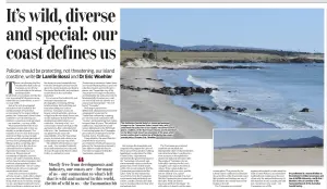 Mercury Opinion Piece: It's wild, diverse and special: our coast defines us. Published 15 August 2024.